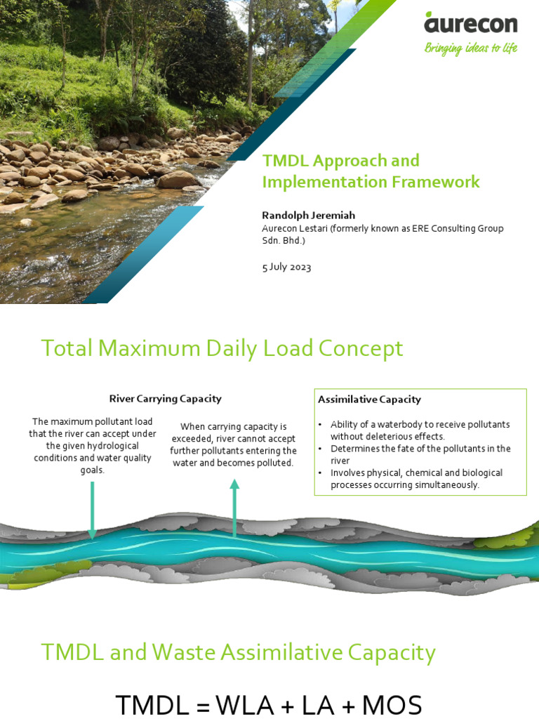 TMDL Framework for River Water Quality | PDF | Water Quality | Hydrology
