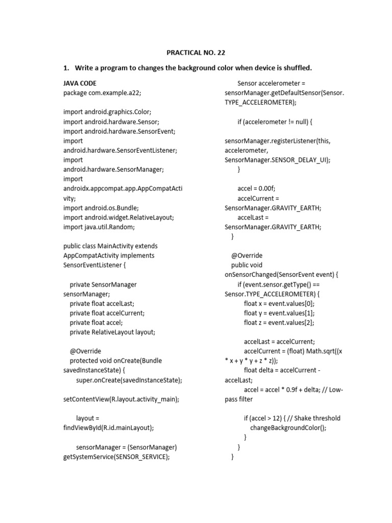 Mad P22...... | PDF | Android (Operating System) | Software Engineering