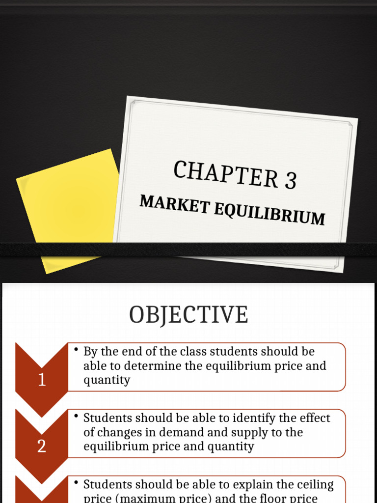 Understanding Market Equilibrium Dynamics | PDF | Economic Equilibrium ...