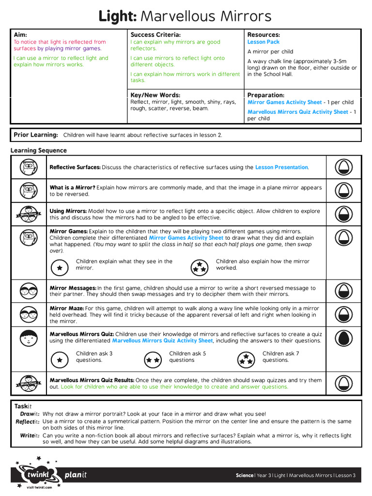 Engaging Mirror Games for Kids | PDF | Mirror | Applied And ...