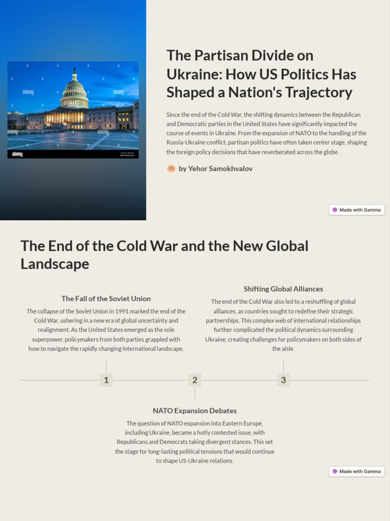 The Partisan Divide On Ukraine How US Politics Has Shaped A Nations ...