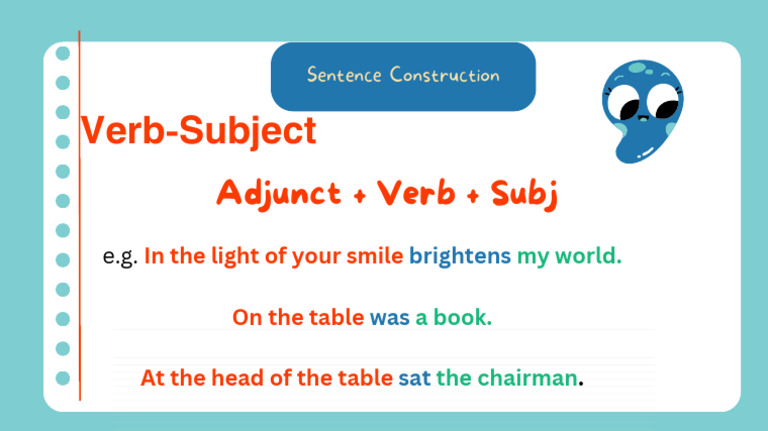 Colorful Illustrative Punctuation Lesson Presentation | PDF