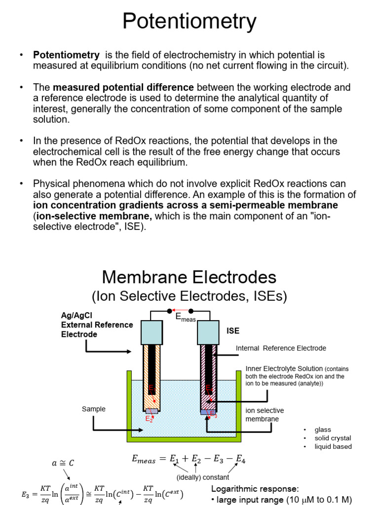 Understanding Potentiometry and ISEs | PDF | Field Effect Transistor ...
