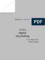 Digital Storytelling-Abstracts Book