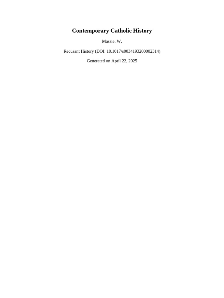 Crisis in Catholic Schools Today | PDF