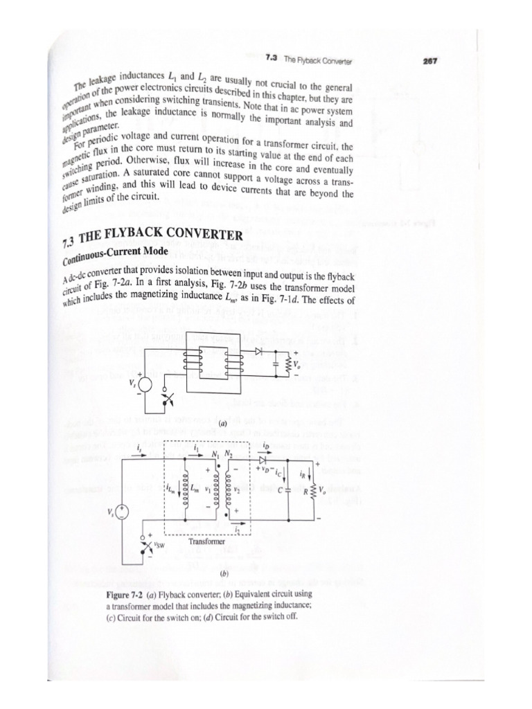 7.3 The Flyback Converter | PDF