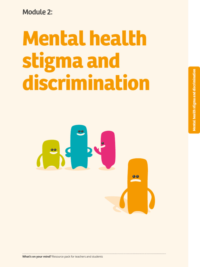 Mental Health Stigma Resource Pack | PDF | Mental Disorder | Social Stigma