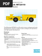 Epiroc Minetruck MT42 Overview | PDF | Truck | Gear
