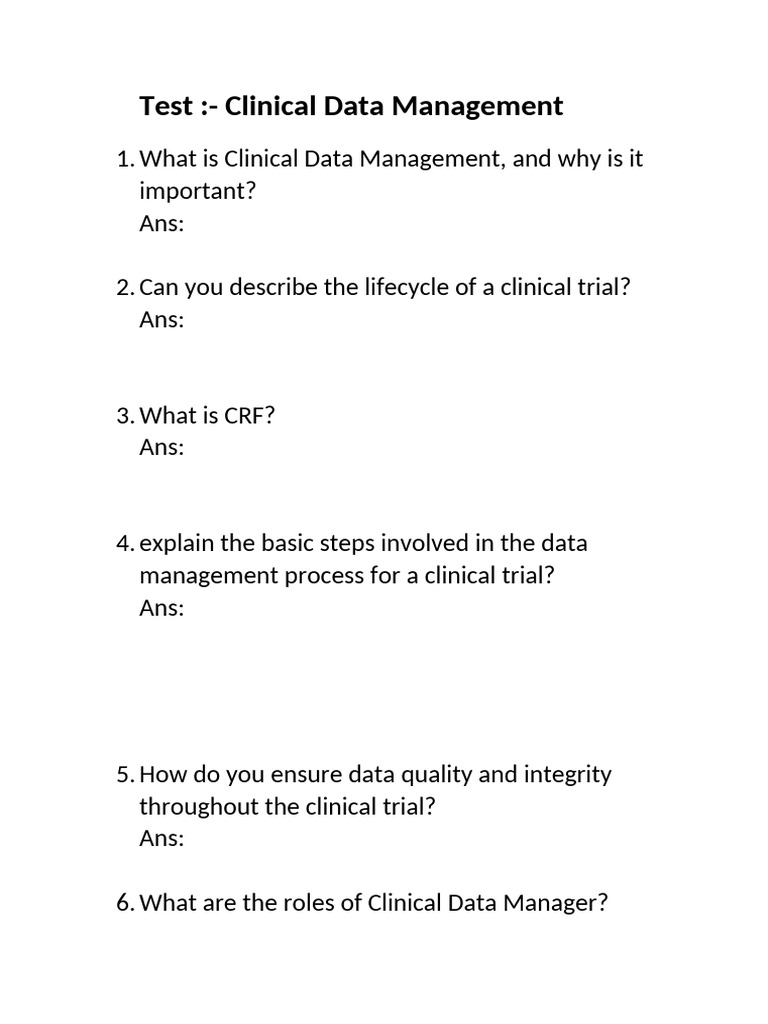 CDM Test | PDF