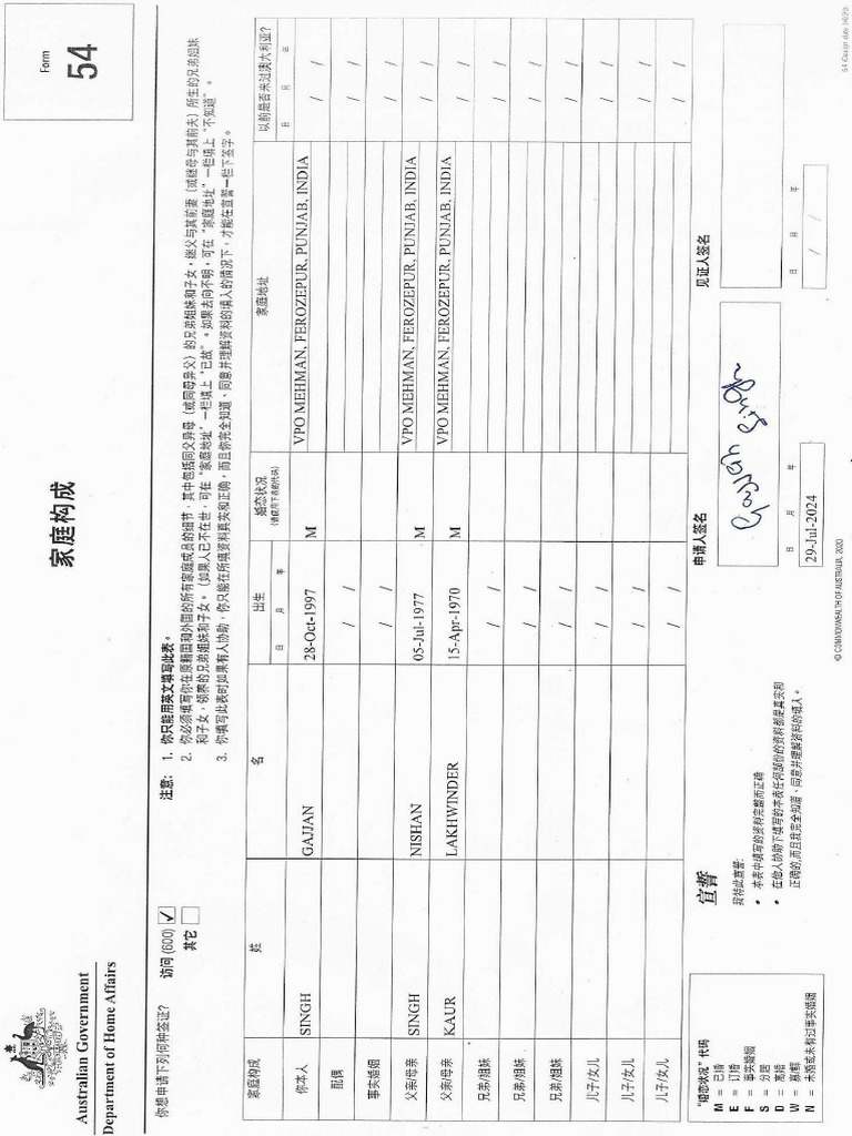Scan Family Form | PDF