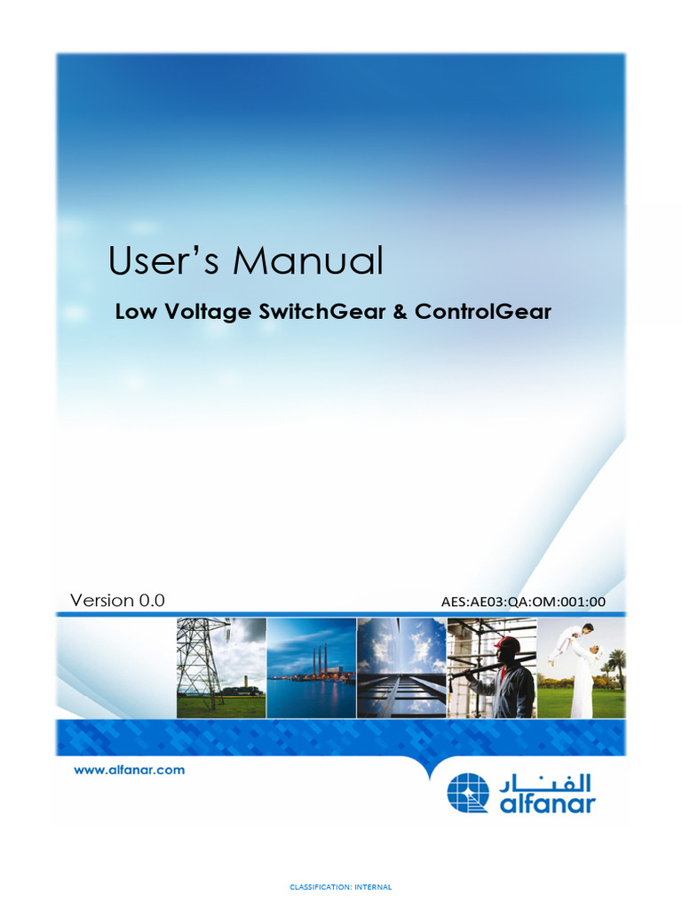 Low Voltage Switchgear User Manual | PDF | Electricity | Electrical ...