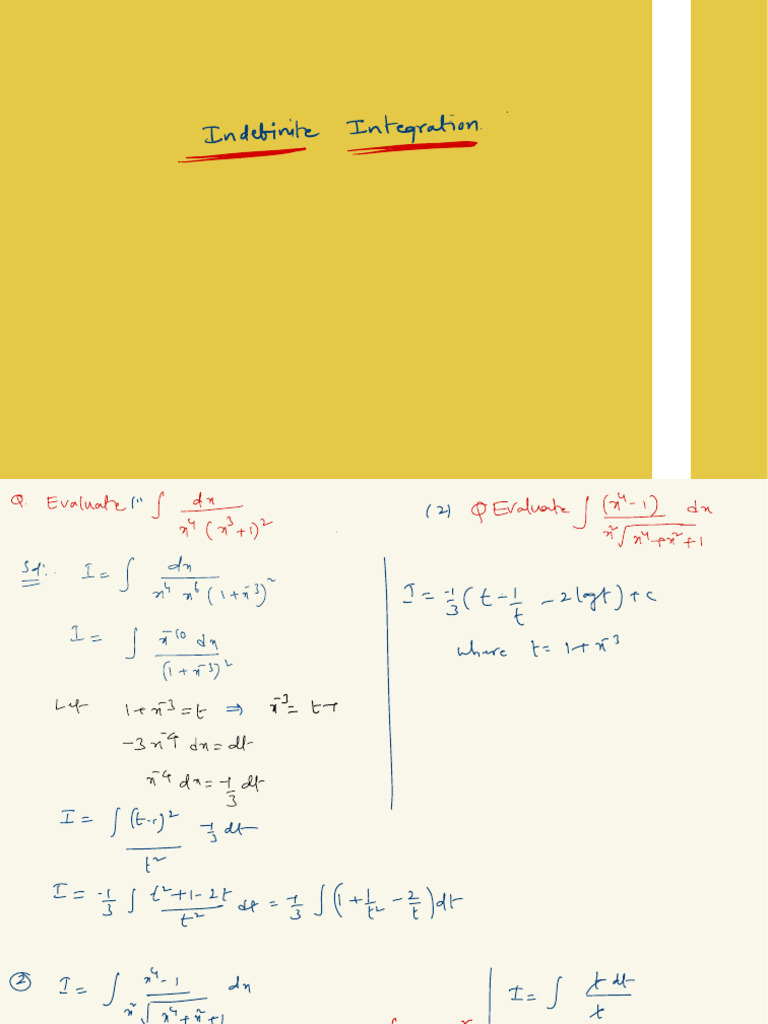 Integration Formulas Cheat Sheet | PDF | Mathematical Analysis | Calculus