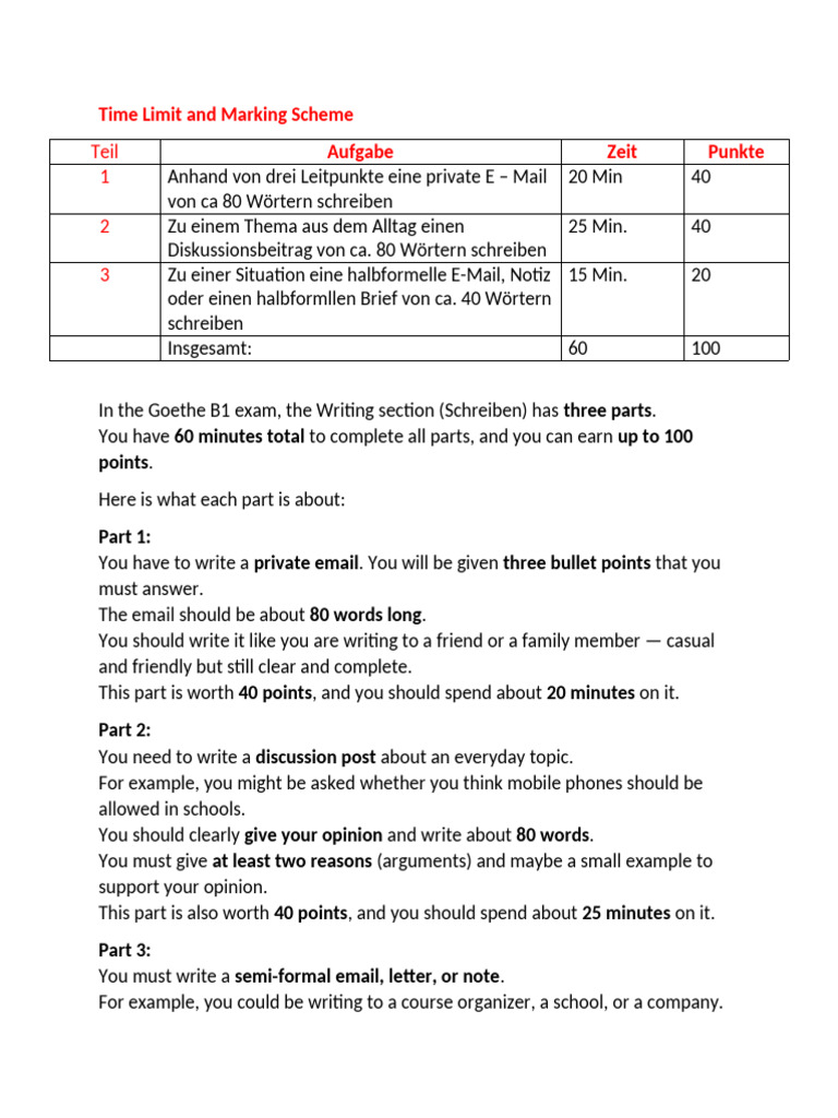 B1 Schreiben Zertifikat B1 Pdf