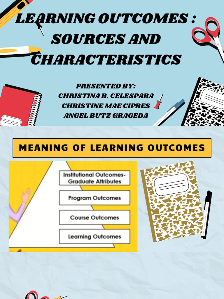 Learning Outcome | PDF | Teachers | Teacher Education