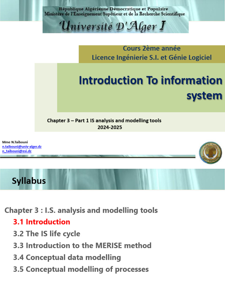 IS Analysis and Modeling Tools Guide | PDF | Data Model | Computing