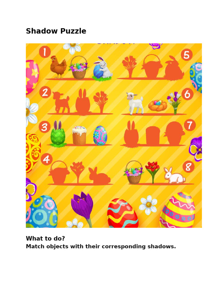 Symmetry IV Numeracy Puzzle in Eng | PDF