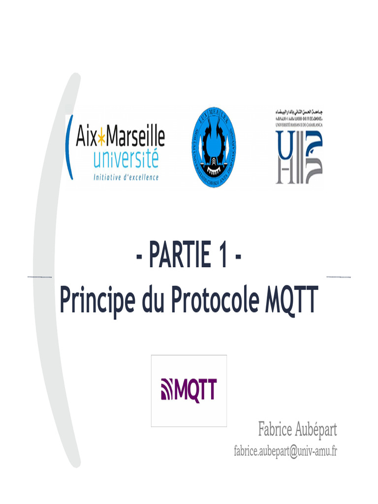 Introduction au protocole MQTT | PDF | Qualité de service | Protocoles ...