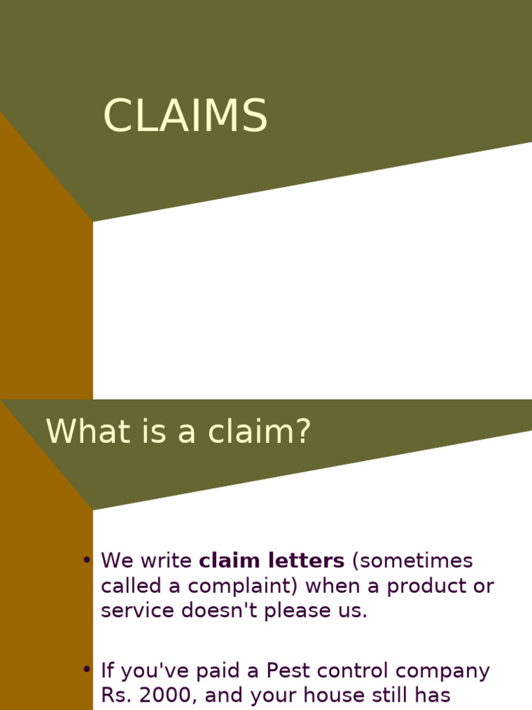 How to Write Effective Claim Letters | PDF | Policy | Attitude (Psychology)