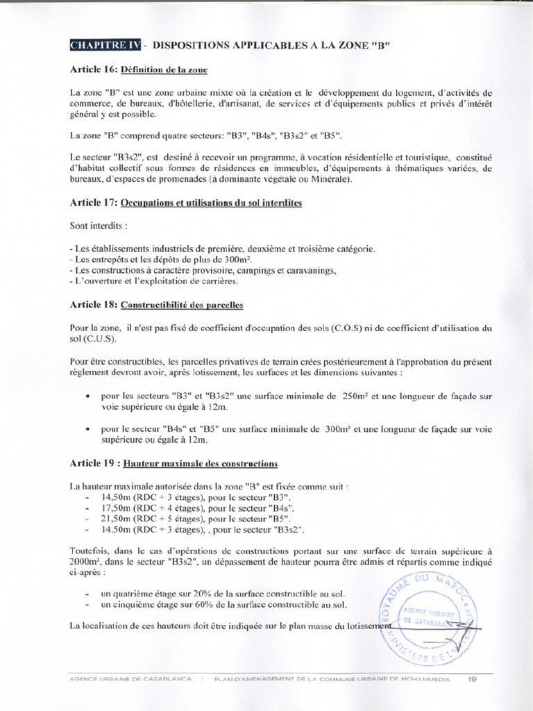 Mohammedia ZONE B | PDF