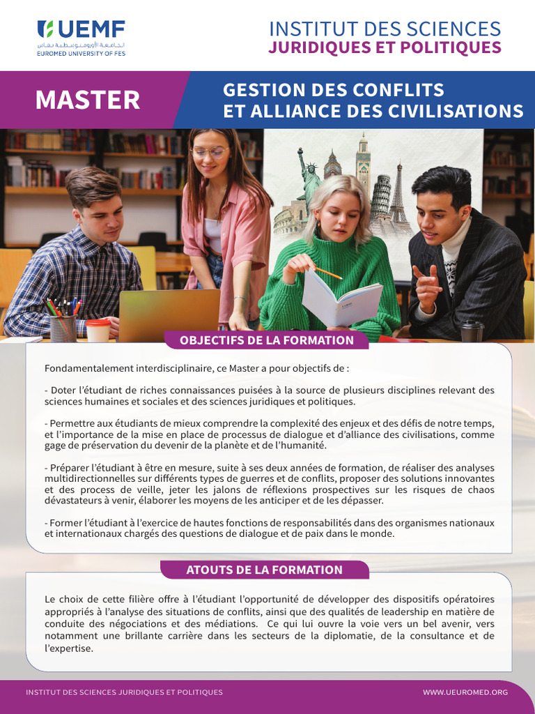 Plaquette ISJP MASTER GCAC A4-RV-Aout 2023 V2 | PDF