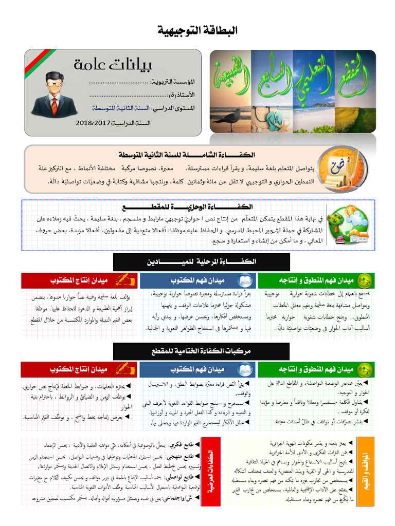 Arabic 2cem Arabic Modakirat 2cem 139709 | PDF