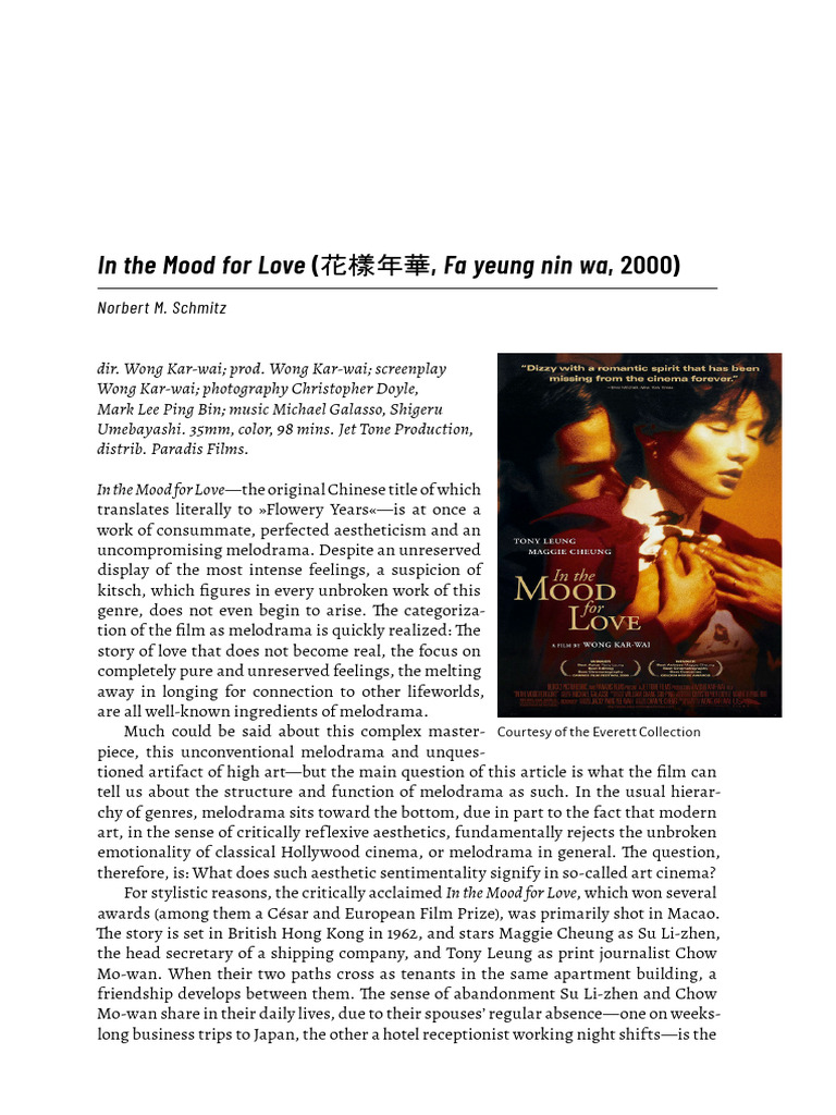 In The Mood For Love - Write Up Found Online | PDF