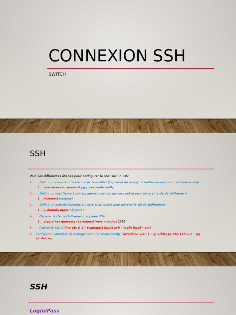 5 - Connexion SSH | PDF | Enveloppe de protection | Standards Internet