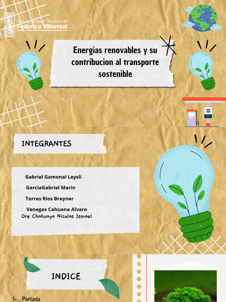Energías Renovables en el Transporte Sostenible | PDF | Energía ...