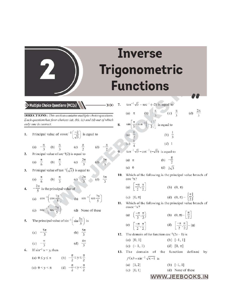 CH 2 MCQ PYQ (MZIS) | PDF
