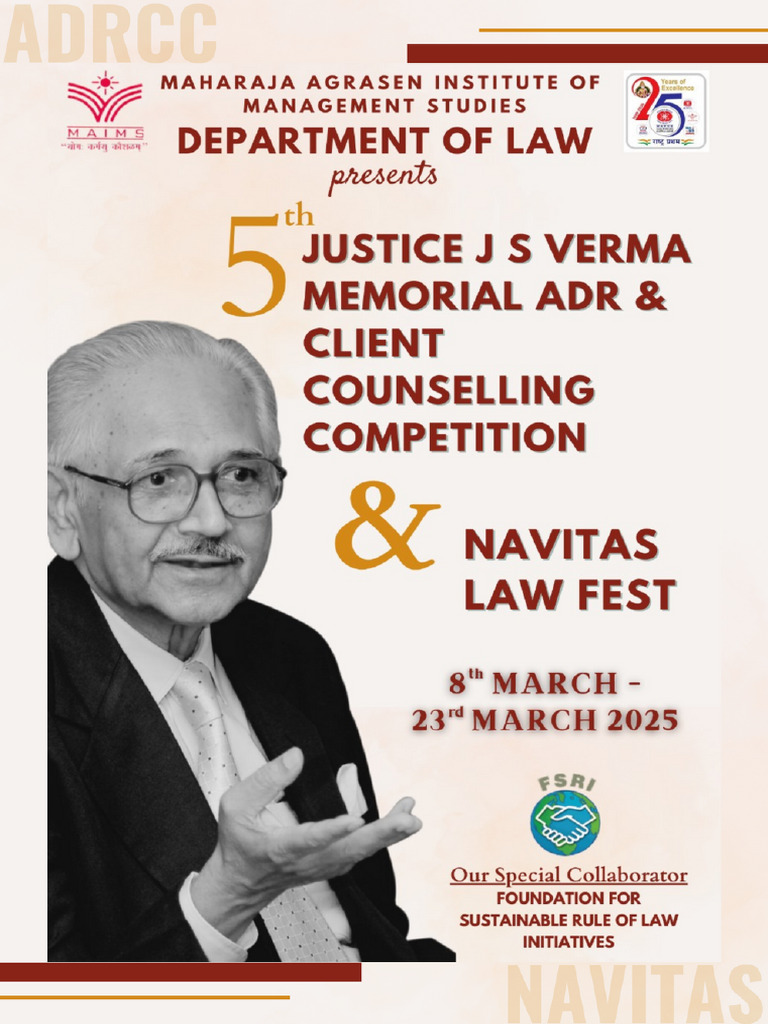 2025 Justice J S Verma ADRCC Rules | PDF | Arbitral Tribunal