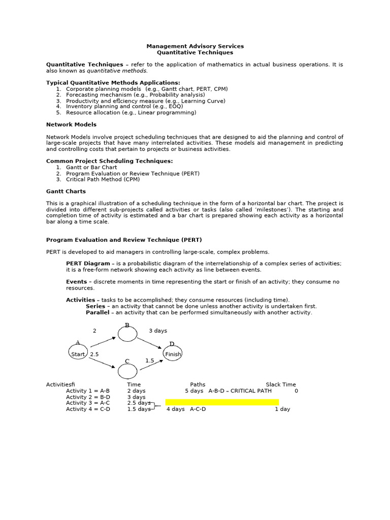 Quantitative Techniques P-1 | PDF | Applied Mathematics