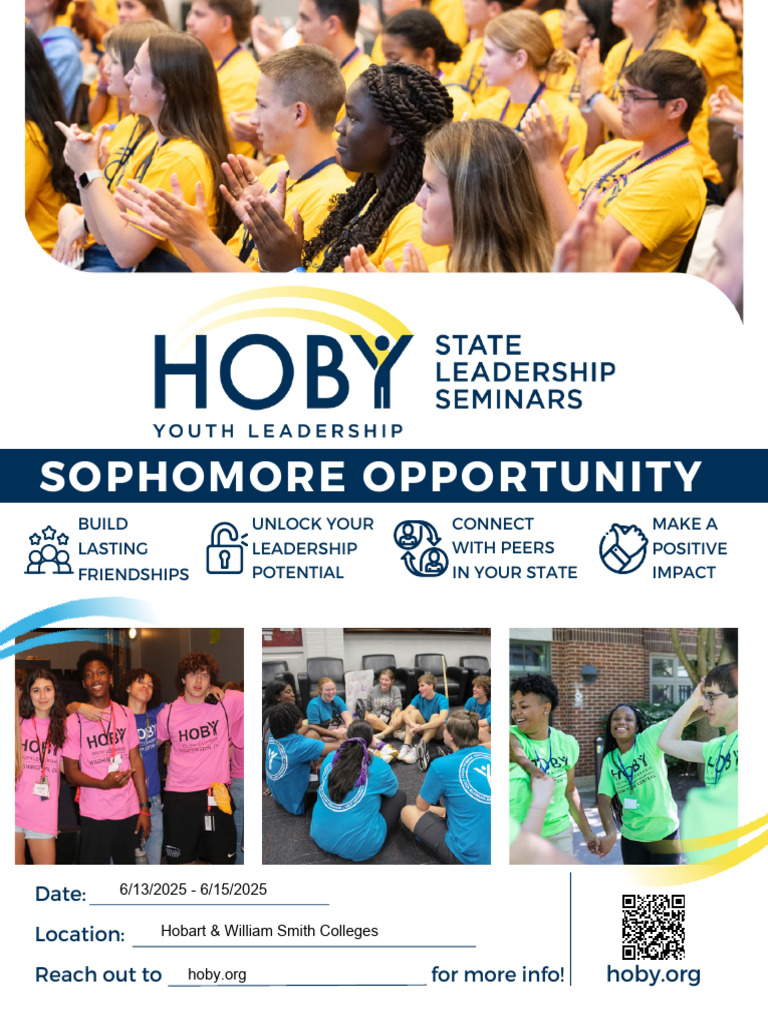 HOBY Leadership Opportunity 2025 | PDF