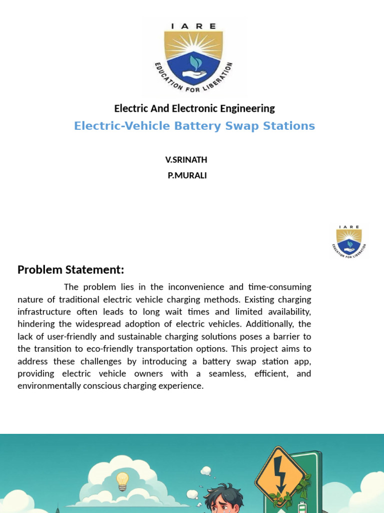Battery Swap App for EV Charging Solutions | PDF | Electric Vehicle ...