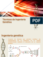 Expo Sic Ion Tecnicas de Ingenieria Genetica Final