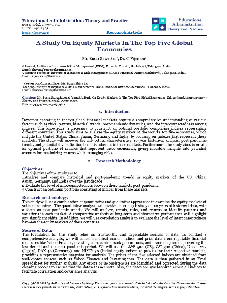 4 - DR - C - Vijendra | PDF | Sharpe Ratio | Diversification (Finance)