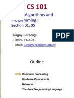 CS 101 Algorithms and Programming I: Section 01, 05