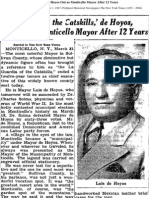 DeHoyos Out as Mayor (NYT), 4/1/1947