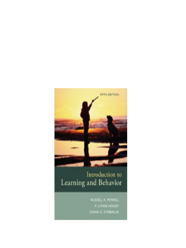 Solution Manual For Introduction To Learning and Behavior, 5th Edition ...