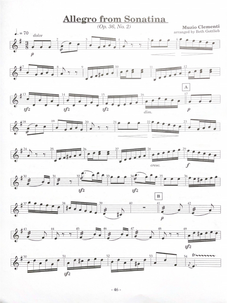 Allegro From Sonatina 2 Pdf