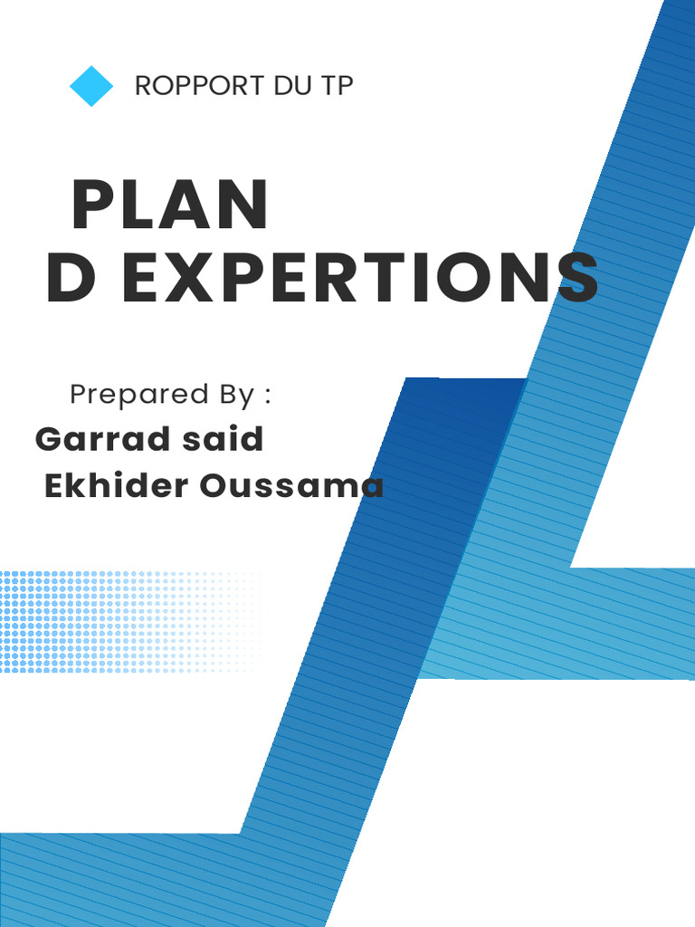 Blue and White Simple Modern Project Proposal Cover A4 Document | PDF