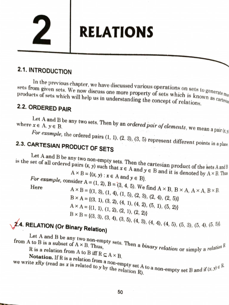 Composition of Relations and Matrices | PDF | Empty Set | Mathematical ...