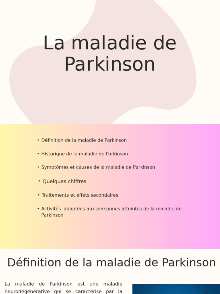 Comprendre la maladie de Parkinson | PDF | Maladie de Parkinson | Dopamine