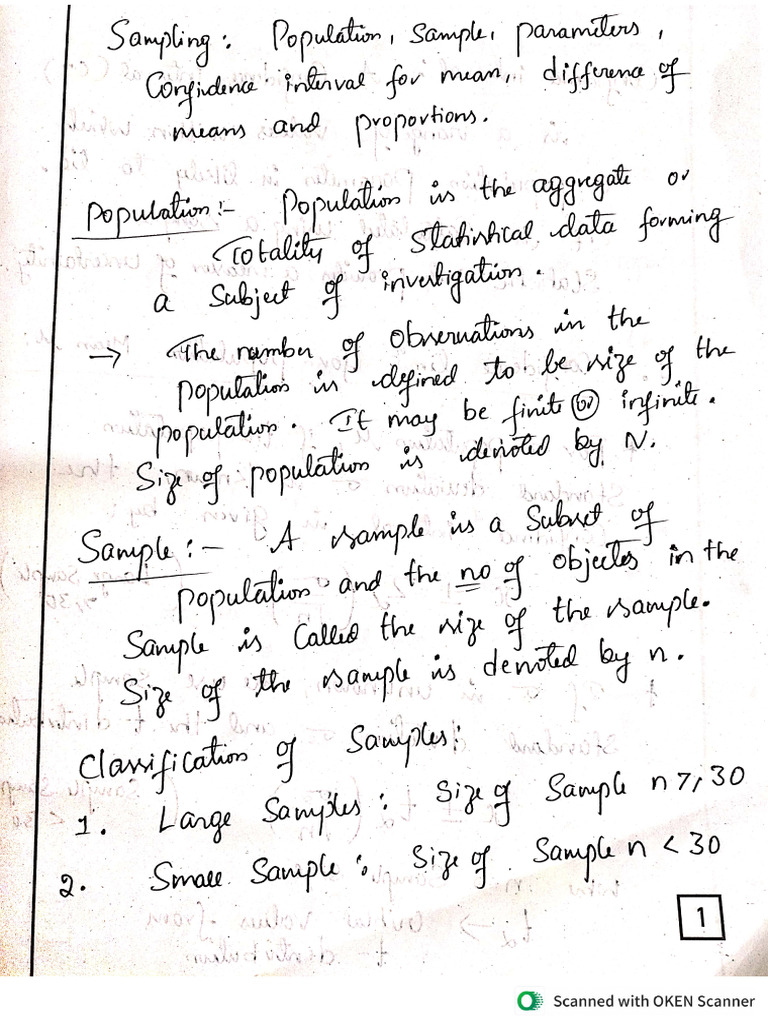 Confidence Interval Pdf