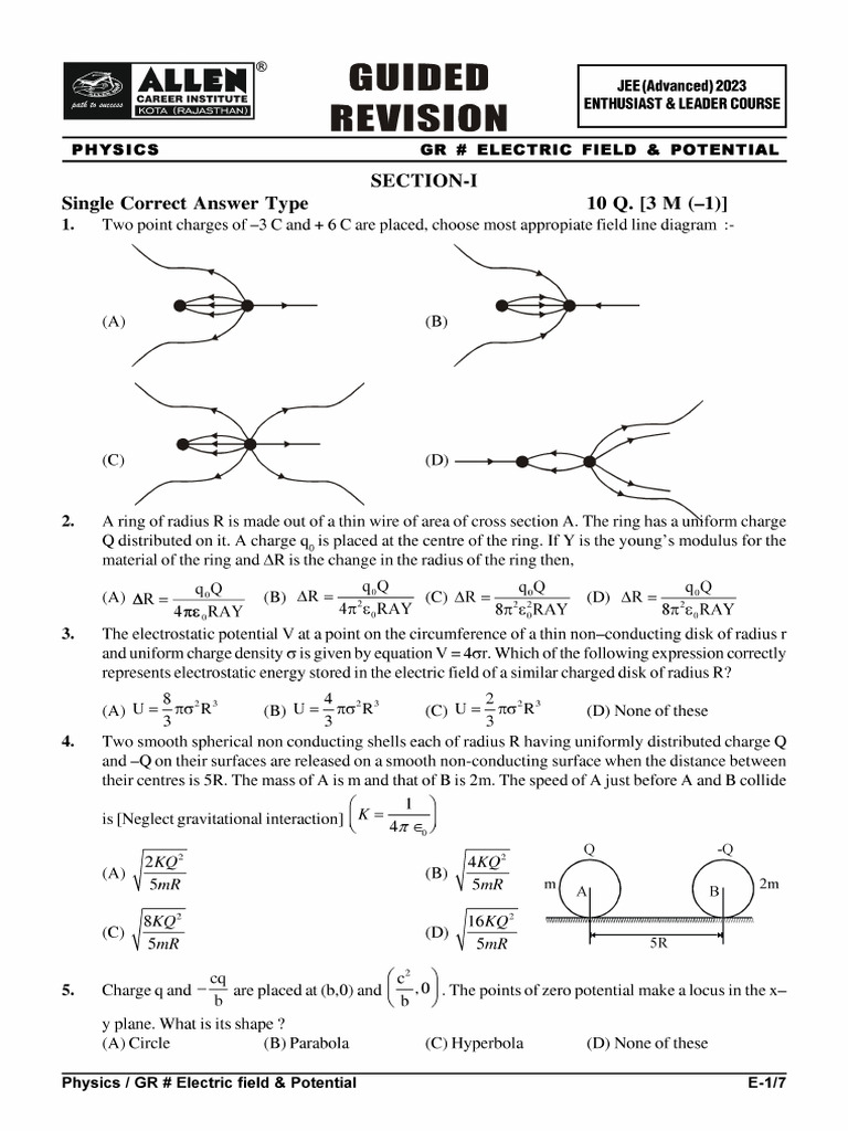 15 - Electric Field and Potential - Eng | PDF