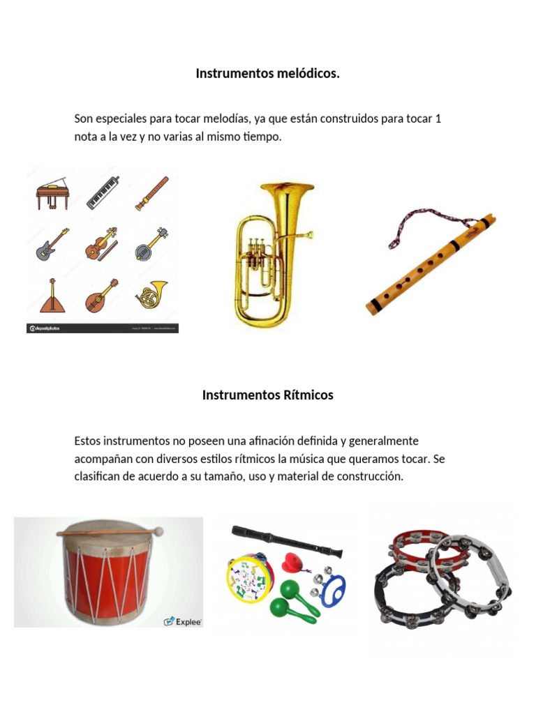 Instrumentos Melódico | PDF