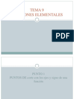 TEMA 9 Funciones Elementales