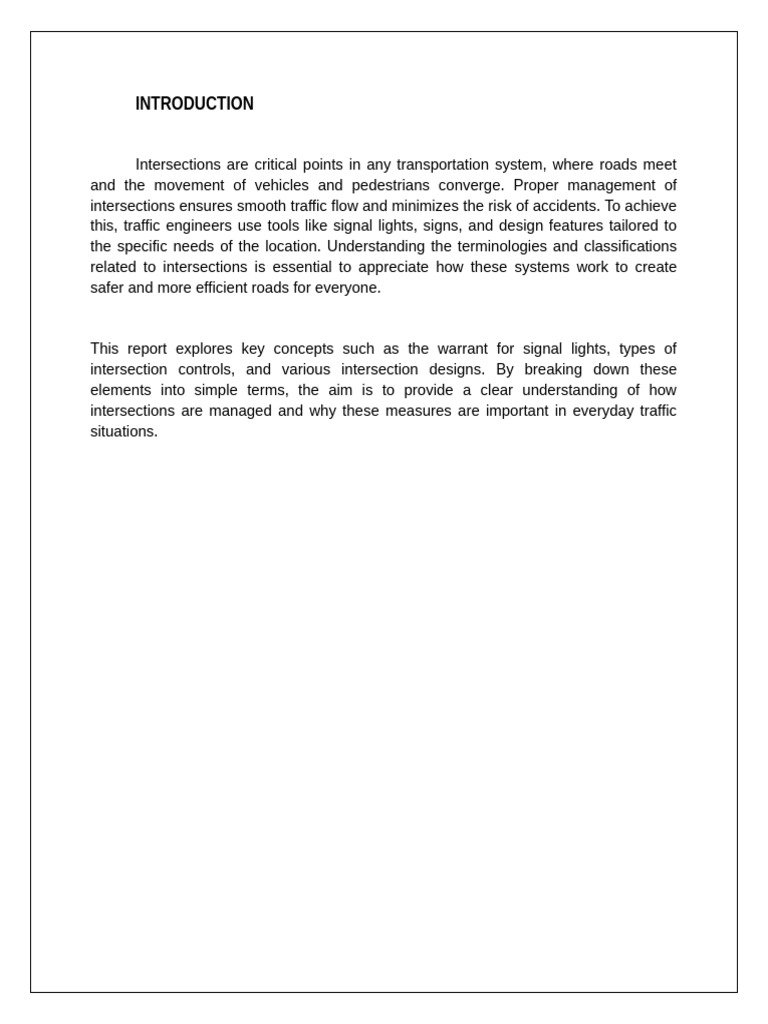 Understanding Signalized Intersections | PDF | Intersection (Road ...