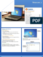 Windows 7: Quick Reference Sheet