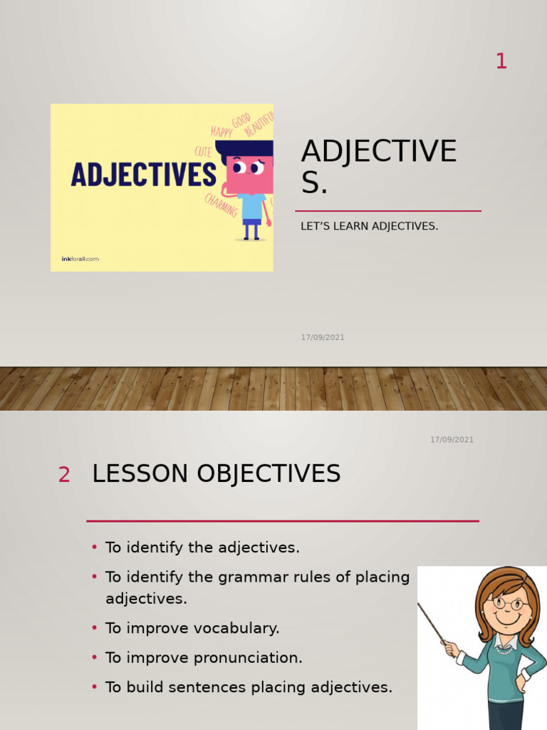 Understanding Adjectives and Their Types | PDF | Adjective | Linguistics