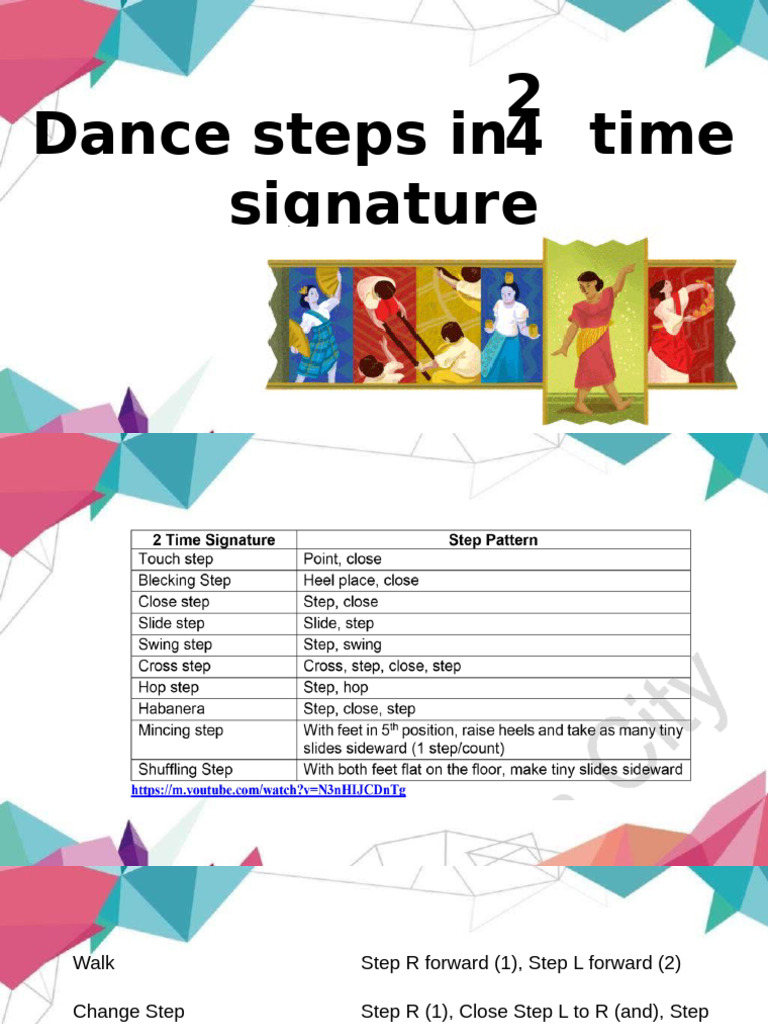 Dance Steps for 2/4 Time Signature | PDF